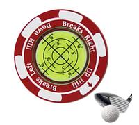 Golf Ball Markers for Putting Green,Golf Markers for Putting Green - Zinc Alloy Rustproof Golf Putt Reading Ball Marker - Golf Port Accessories