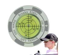Golf Ball Markers for Putting Green Reading Aid with Horizontal Bubble Golf