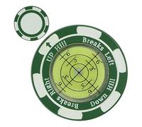 Golf Ball Markers for Putting Green Reading Aid with Horizontal Bubble Golf