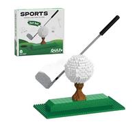 Golf Ball Micro Mini Building Set,Sports Golf Club Toys with Tree Base Gift | 3D Golf Ball Ornament Building Blocks Kit Collectible Club Display for Adults Unique Room Setup Decor Gift Boyfriend Men Xmas