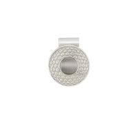 Golf Ball Pattern Hat Clip, Golf Ball Marker Hat Clip, Magnetic Metal Cap Clips with Simple Design for Any Metal Club