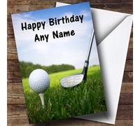 Golf Ball Personalised Birthday Card | Birthday Card | Sports, Hobbies & Interests Card