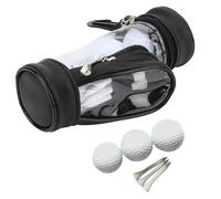 Golf Ball Pouch - Golf Accessory Storage Bag | Multi Function Balls Accessory Bag | 5.12x1.77 Inches, Durable, Lightweight Design Ideal For Golfers, Wear Resistant Organizer For Teens, Divot, Ball