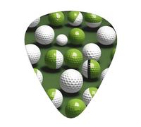 Golf Ball Print 12pcs Guitar Cubes for Guitar and Ukulele, Unique Guitar Gift