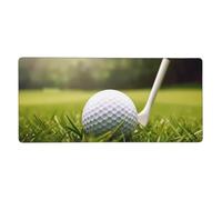 Golf Ball Print Large Gaming Mouse Pad (90x40cm / 36x16in) Extended Desk Mat for Gaming & Work