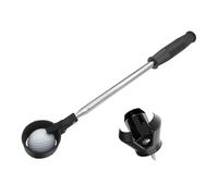 Golf Ball Retrieval Tool - Telescopic Stainless Steel Collector, Portable Extendable | Water Hazard Recovery Equipment, Lu Collecting Plier