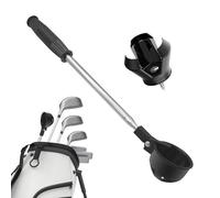 Golf Ball Retriever, Ball Retriever Tool Golf - Portable Telescopic Stainless Steel Golf Ball Picker - Portable Putter Ball Retriever, Comfortable Ball Picker, Easy Pick Up Golf Grabber
