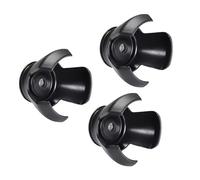 Golf Ball Retriever For Putter 3pcs 3-Prong Golf Ball Retriever Grabber Sucker Tool Golf Ball Pick Up Claw With Stainless Steel Screws Portable Golf Pick-Up Claw for Golf Putter Grip