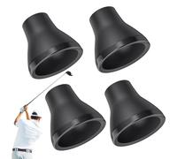 Golf Ball Retriever for Putter - 4-Piece Flexible Rubber Portable - Putter Attachment Golf Ball Collector - for Golfer Player Beginner Dad Men Driving Range Practice