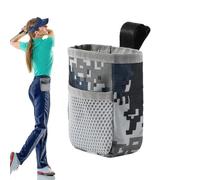 Golf Ball Sack 5.12x3.54x1.57 Inches with Hook Adhesive Opening