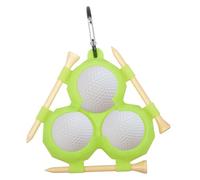 Golf Ball Silicone Cover, Golf Tee Holder With Buckle, Easy Attachment Club Bag Accessory, Silicone Golfing Organizer With Strap, Portable Sports Cart Belt, Secure Sports Ball Holder For Outdoor