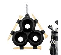 Golf Ball Silicone Cover - Tee Silicone Holder with Buckle, Easy Attachment Club Bag Accessories for Cart and Belt, Durable Flexible Material, Convenient Golf Gear for Men and Women