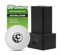 Golf Ball Stamp - Golf Accessories for Men - Personalized Golf Marker - Golf Ball Marker for ID - 26 Letters Golf Gifts for Men - Essential Golf Stuff - Durable Golf Stamp for Golfer, C