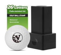 Golf Ball Stamp - Golf Accessories for Men - Personalized Golf Marker - Golf Ball Marker for ID - 26 Letters Golf Gifts for Men - Essential Golf Stuff - Durable Golf Stamp for Golfer, V