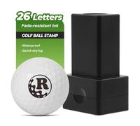 Golf Ball Stamp - Golf Accessories for Men - Personalized Golf Marker - Golf Ball Marker for ID - 26 Letters Golf Gifts for Men - Essential Golf Stuff - Durable Golf Stamp for Golfer, R