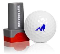 Golf Ball Stamp, Golf Ball Stamper, Reusable Self-Inking Golf Ball Stamp Marker to Identify Golf Balls, Golf Gift Golf Accessories for Men and Women Golfers (Beauty)