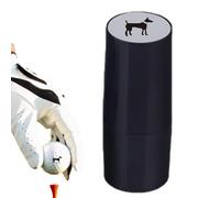 Golf Ball Stamp - Permanent Waterproof Quick Dry Ink Ball Stamper, Flexible Dimples Conforming Marker Stencil, Unique Sports Identification Accessories Gift For Men, Dad, Husband, Boyfriend, 1pc Black