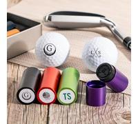 Golf Ball Stamp Personalized,Custom Monogram Stamper,to Identify Golf Balls,Golf Accessories,Gift for Golfer,Golfer Sport Gift,Birthday,Fathers Day (Black)