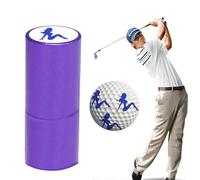 Golf Ball Stamp - Self-Inking Stamper, Waterproof Golf Marking Tool, Professional Personalized Golfer Accessory, Sports & Outdoors, Red Permanent Ink Device for Dad Husband Boyfriend Gift