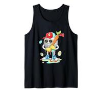 Golf Ball Sunglasses Easter Eggs Colorful Costume Player Tank Top