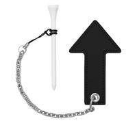 Golf Ball Tees - Durable White Golf Tees with Chain, Curved Design | Professional and Beginner Ģolf Training, Tournament Use, Backyard Practice, Ğolf Accessories for Men Women Players