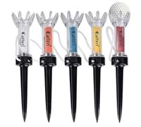 Golf Ball Tees - Magnetic 360 Degree Rotating Golf Tees - Tees Pegs Golf, Big Cup Golf Tees, Durable and Stable Tees, Golf Tees Reduce Friction and Side Spin Magnetic Golf Tees Magnet