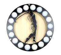 Golf Ball Wall Shelf - Cabinet Wall Rack Holder - Stylish and Creative Wall Mount Decor, Round Display Rack for Home Living Room