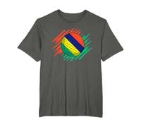 Golf Ball With The Flag Of Mauritius T-Shirt