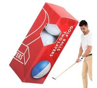 Golf Balls - 3x Flight Golf Balls for the Court - Precise Equipment for Beginners, Portable Outdoor Golf Balls as a Gift for Father Husband for Practice in the Garden