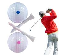 Golf Balls Set - 7 cm Golf Ball, Adjustable Exploding Golfs Balls Gender, Ball with Both Pink and Blue Powder | Heavy Duty Tee Included Best Gift For Expecting Parents orld's Best Dad Father's Day Chr