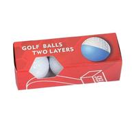 Golf Balls, Set of 3 Golf Balls for Course & Training, Precise Equipment for Beginners, Portable Outdoor Golf Balls as a Gift for Father Husband for Practice in the Garden