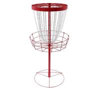 Golf Basket 24-Chain Disc 25.39in Iron Target with Wind-Resistant Base for Backyard Park Practice etc