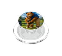 Golf Bear Funny Golfer Golf Lover Golfing Shirt PopSockets PopGrip for MagSafe