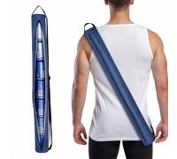 Golf Beer Cooler Sleeve Bag - 7 Can Insulated Beverages Cooler Tube with Adjustable Shoulder Strap, Leakproof Beverage Storage Case, Funny Golf Gifts for Men Beer Lovers Father (Blue)