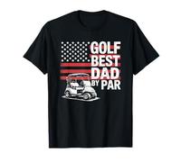 Golf Best Dad by Par, Golfer and Golfing Father T-Shirt