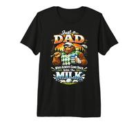 Golf Bigfoot Golfing Dad Who Always Came Back with The Milk Premium T-Shirt