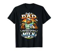 Golf Bigfoot Golfing Dad Who Always Came Back with The Milk T-Shirt