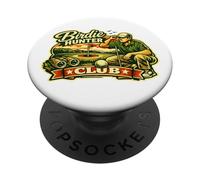 "Golf Birdie Hunter Club" Fun Sports Comic Style PopSockets Adhesive PopGrip