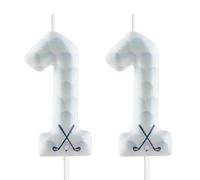 Golf Birthday Candles 11th Golf Themed Birthday Party Decorations, Funny Cake Topper Candles for Boys Girls Kids Sport-Theme Party Supplies