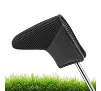 Golf Blade Ping-type Putter Head Cover Light Weight Magic-tape Closure Black Pu Leather and Meshy Golf Club Protector Fit for Scotty Taylormade Odyssey