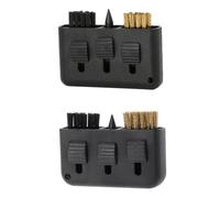 Golf Brush 3 In 1 Black Pocket Portable Retractable Multiple Use Golf Club Cleaner For Golf Sports Lovers Cleaner