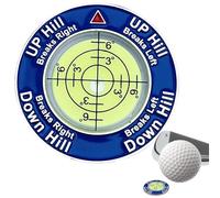 Golf Bubble Reader - Double-Sided Precision Green Reader, Golf Putting Levels | Accurate Horizontal Bubble Levels, Easy-to-Use Golf Slopes Gauge, Essentiall Golf Training Aid For Improved Putting Accu