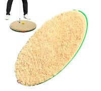 Golf Bunker Practice Mat - Chip Practice Bunker Mat | Portable Training Simulator with Accessories for Garden, Garage, Yard and Home Interior