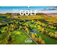 Golf Calendar 2026 - DIN A2 (62 × 42 cm) Germany's Most Beautiful Courses with Green Fee Discounts & € 20 Golf House Voucher - 26th Edition, Golf Calendar Original Since 2001
