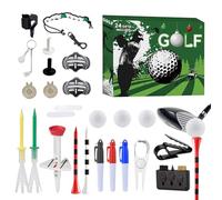 Golf Calendar Advent, 24 Days Christmas Advent with Golf Balls Tees, Home Decor Keepsake for Party Father's Day Birthday Putting Green Office Holiday Dad Husband Lovers