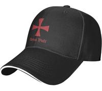 Golf Cap Deus Vult Knights Templar Baseball Cap Fashion Baseball Hat Classic Sport Hat for Gym Hiking Outdoor