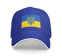 Golf Cap Ukrainian Flag Baseball Cap Comfortable Sport Hat Classic Trucker Hat for Hiking Running Walking