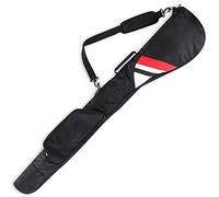 Golf Carry Bag Lightweight Travel Bag Foldable Case Golf Club Sunday Bag Tough with Shoulder strap(Black)