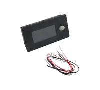 Golf Cart Battery Meter | Lcd Voltmeter for Boat with Temperature Sensor | Real-Time Gauge Display for Golf Motor Automotive Marine Vehicle Boat for Accurate Monitoring