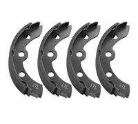 Golf Cart Brake Shoes Kit for Club Car DS & Carryall Manual Adjust 1981-1994 Golf Cart Rear Brake Assembly OEM# 1011463 1011296 1011433 1015757(4PCS-Long)